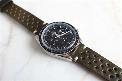 omega speedmaster reduced leather|Omega Speedmaster moonwatch leather strap.